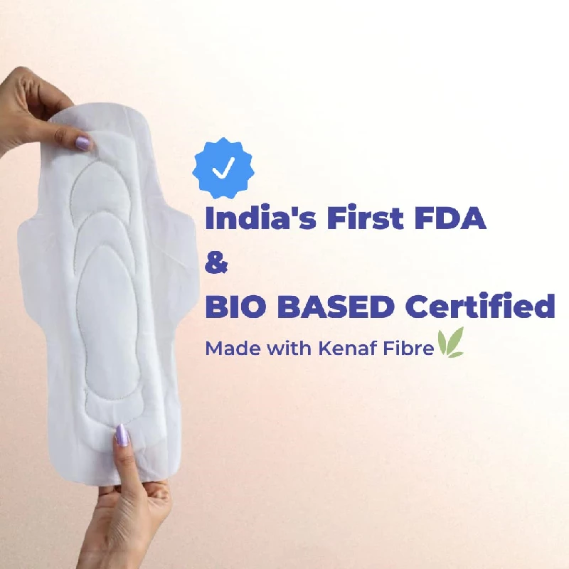 Bliss Natural Organic Sanitary Pads, 10 Pads-4.webp